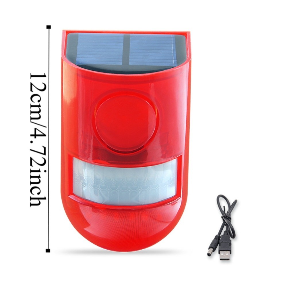 Solar Security Light - Waterproof Solar Alarm Multifunctional Portable Solar