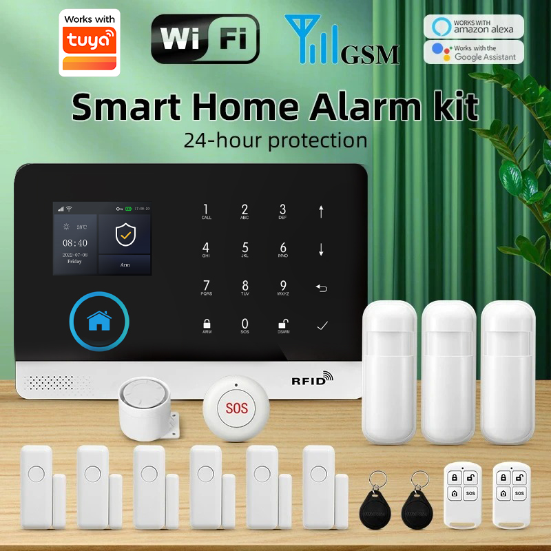 Home Security No Wifi - PGST WIFI GSM Smart Home Security