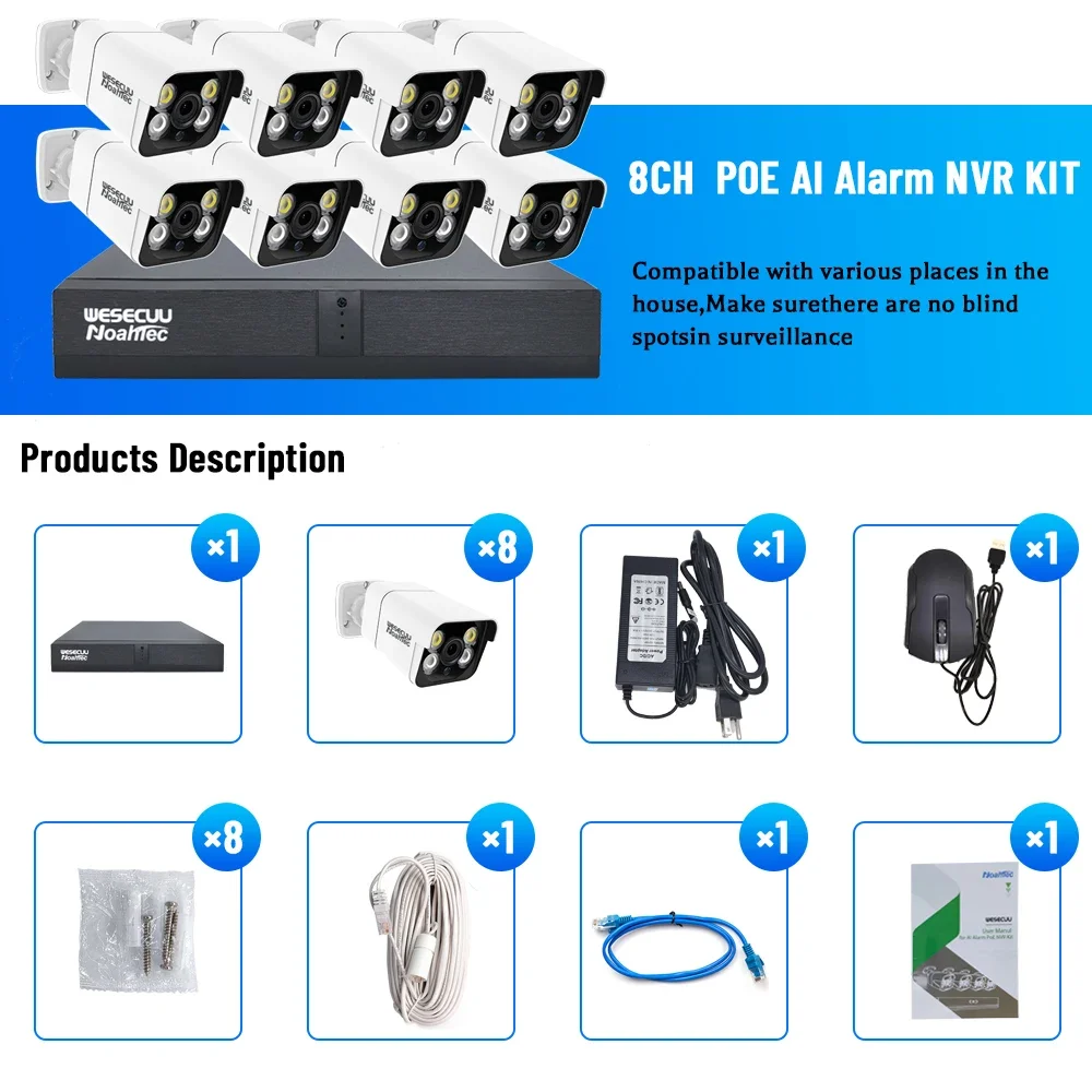Home Security And Cctv - Manufacturer 5mp 4k 8mp 4 8