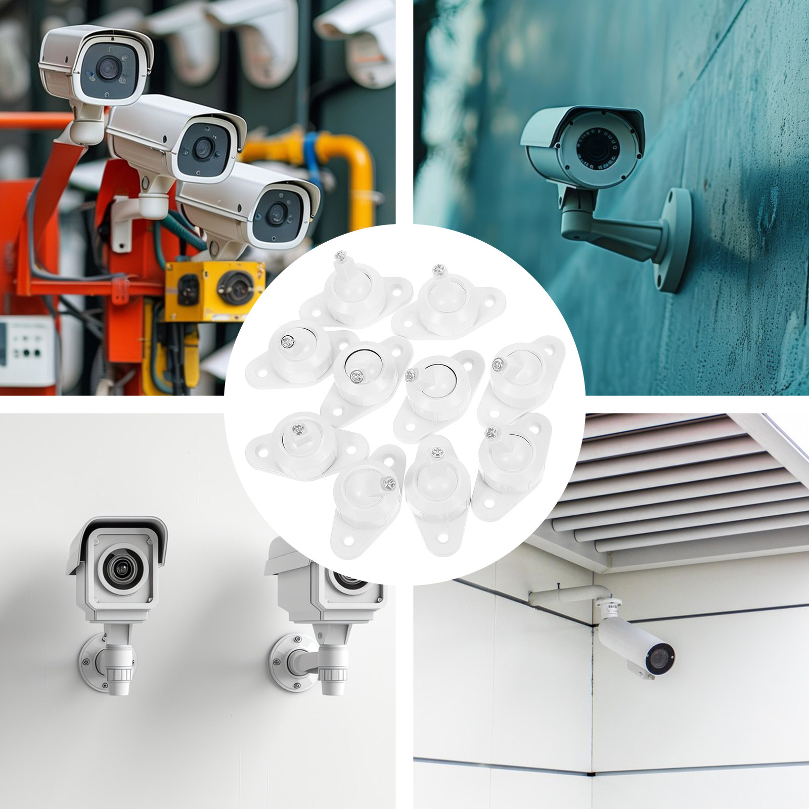 Home Security Firms - 10Pcs Universal Sensor Mount Bracket Firm