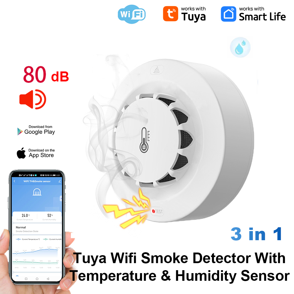 Tuya WiFi Temperature and Humi - огляд і ціна Home Security With Alarm