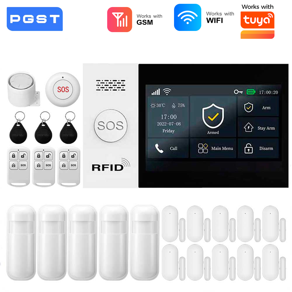 2.4G WIFI Smart GSM Alarm Syst - огляд і ціна Home Security No Wifi