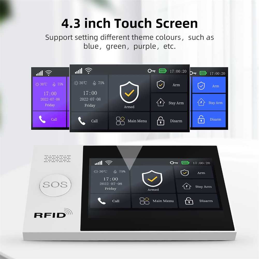2.4G WIFI Smart GSM Alarm Syst - огляд і ціна Home Security No Wifi