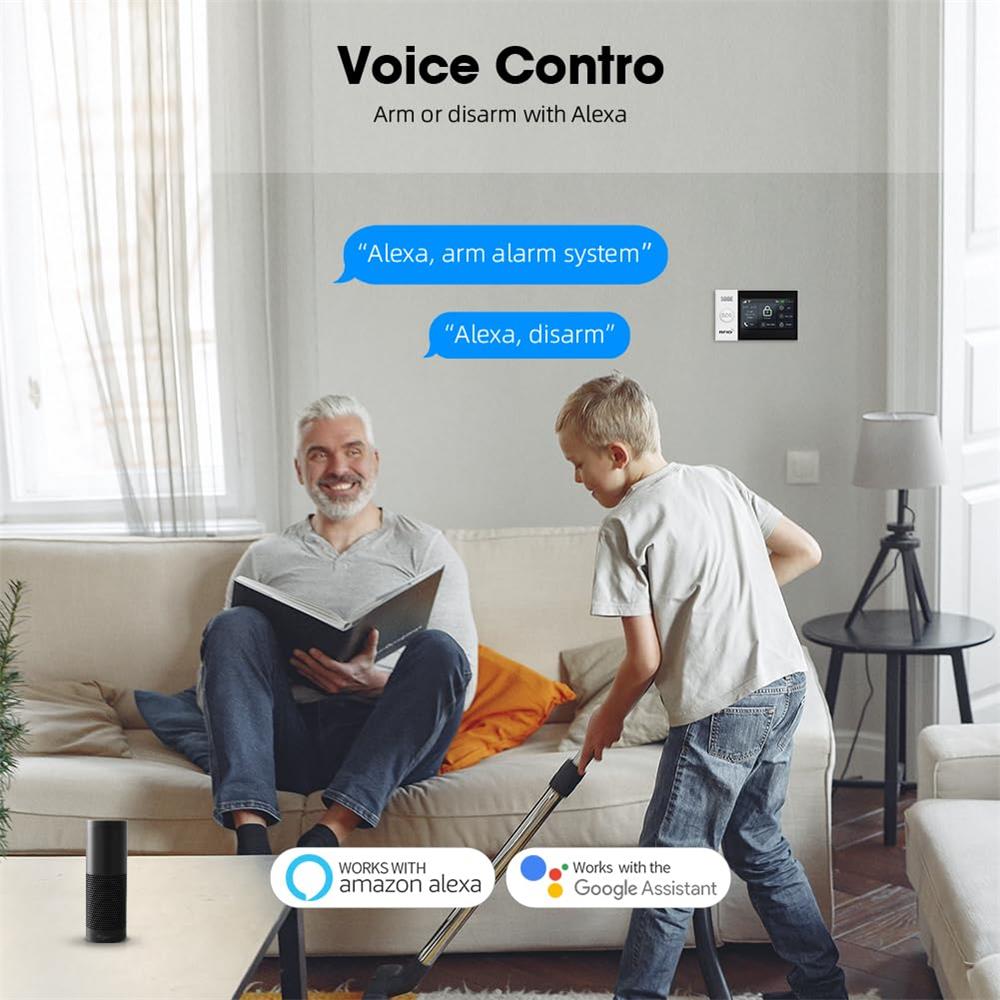 2.4G WIFI Smart GSM Alarm Syst - огляд і ціна Home Security No Wifi