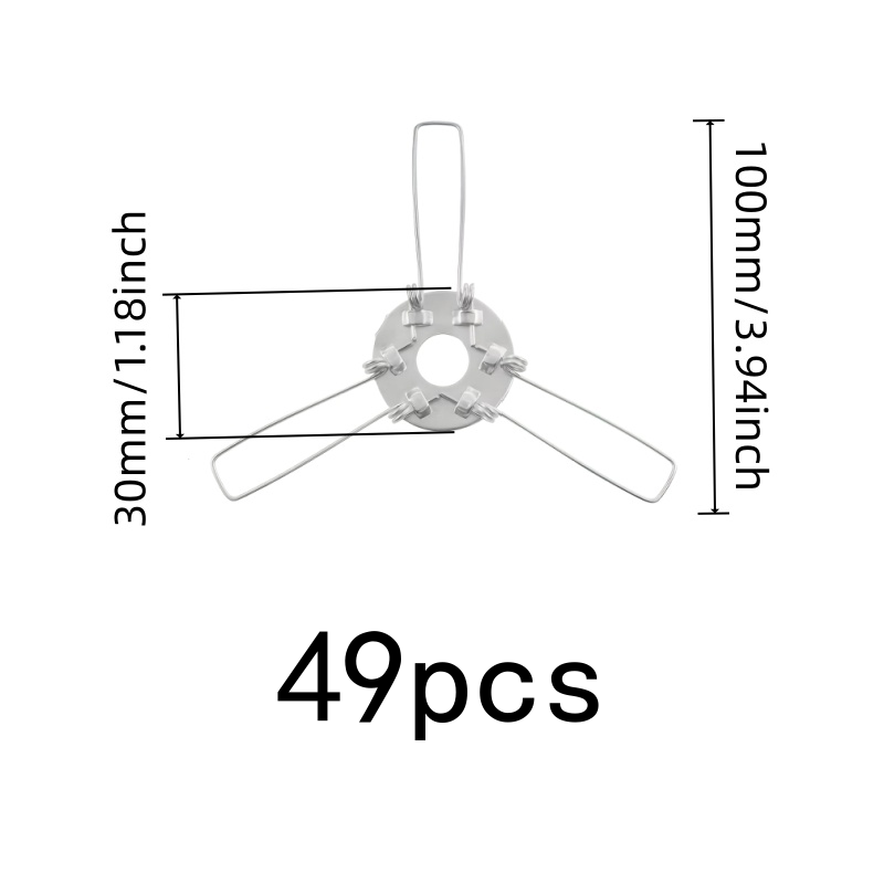 49 pcs 100mm Metal Lamp Fixing - огляд і ціна Home Security Firms