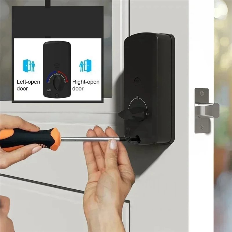B44C Fingerprint Door Lock Wit - огляд і ціна Home Security Features