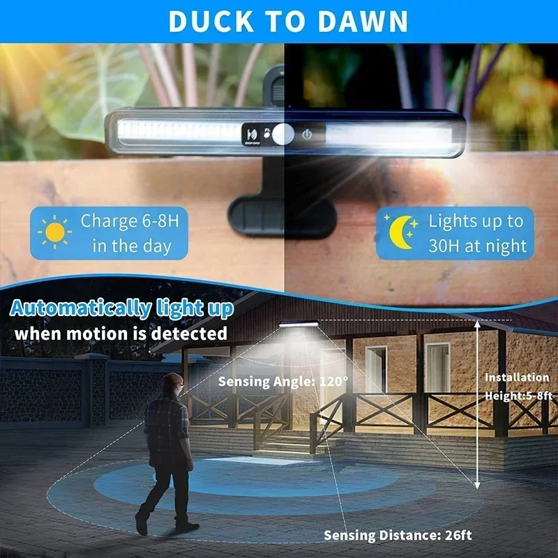 Clip On Solar Motion Lights Ou - огляд і ціна Solar Security Light