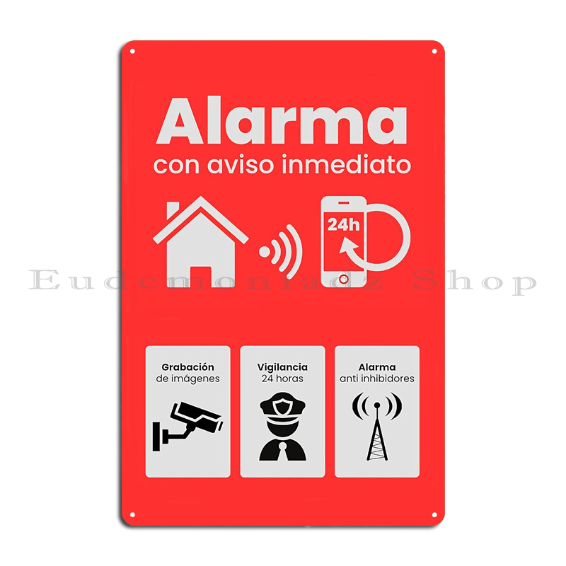 Retro 24h Alarm System Metal S - огляд і ціна Home Security With Alarm