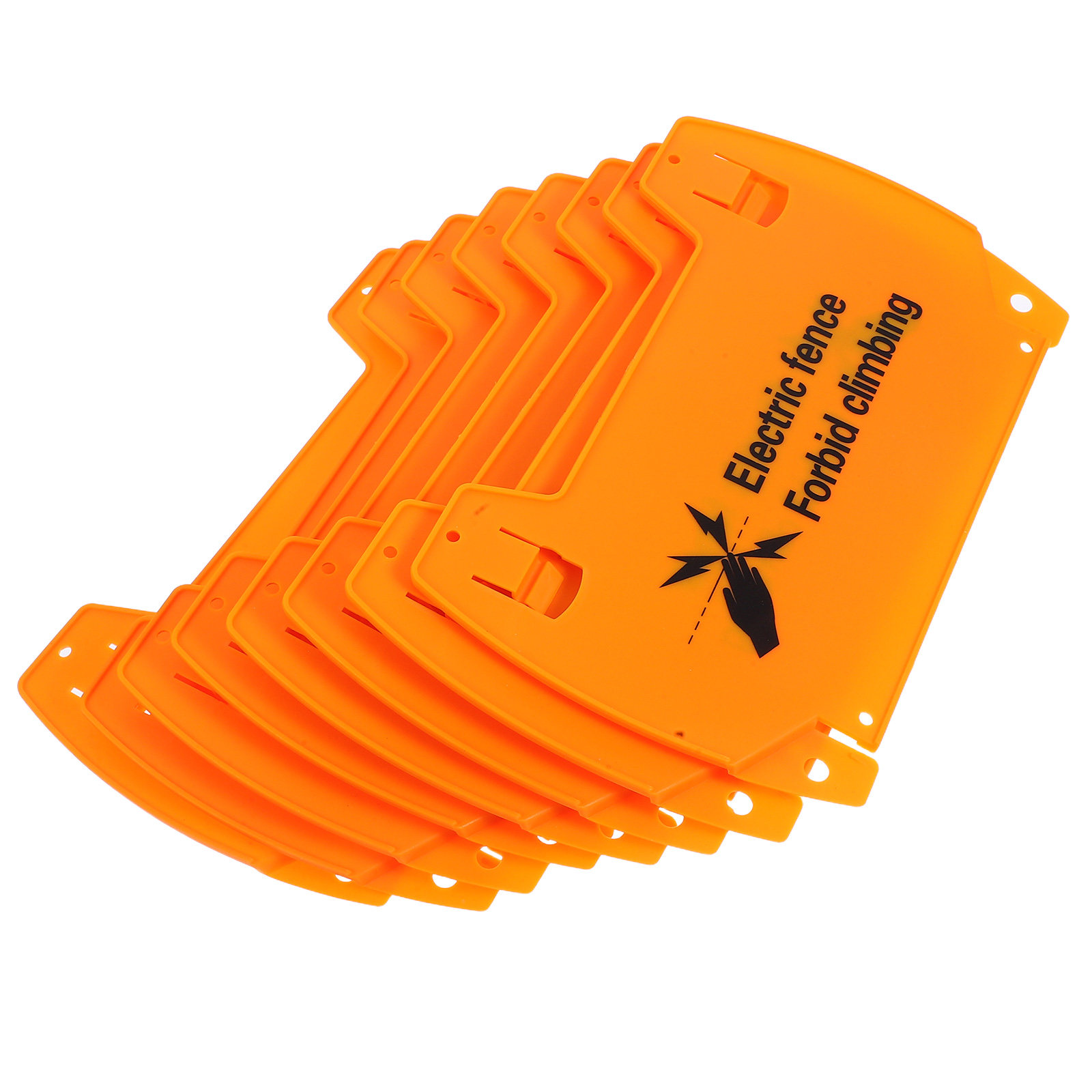 6Pcs Electric Fence Warning Si - огляд і ціна Home Security Electric Fence