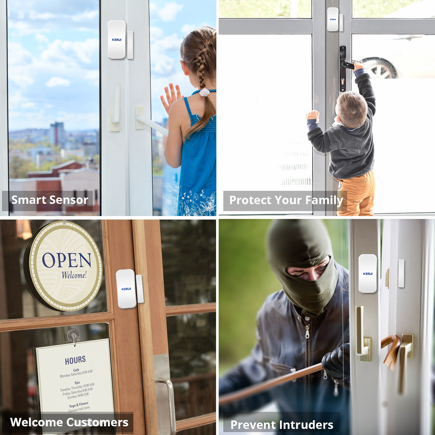 KERUI D035 433MHz Wireless Win - огляд і ціна Home Security Tools