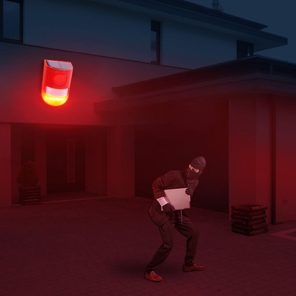 Waterproof Solar Alarm Multifu - огляд і ціна Solar Security Light