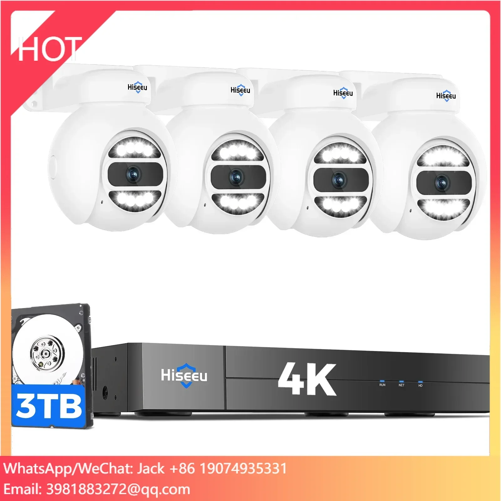 Hiseeu Automatic Tracking 5mp  - огляд і ціна Home Security And Cctv