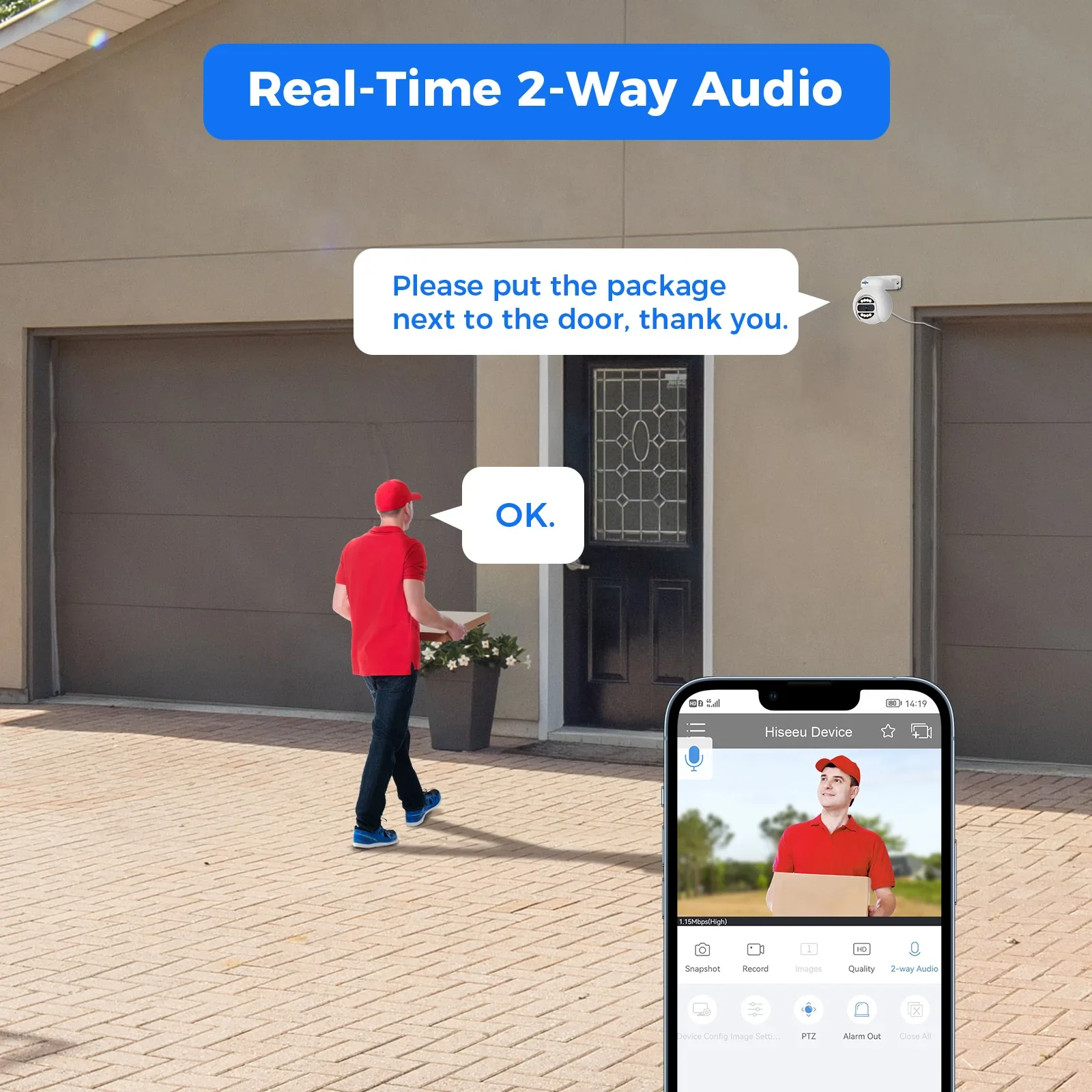Hiseeu Automatic Tracking 5mp  - огляд і ціна Home Security And Cctv