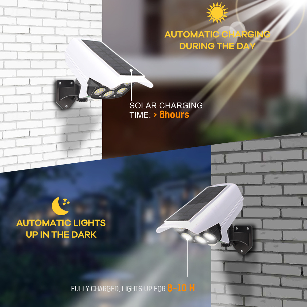 77 LED Solar Dummy Security Ca - огляд і ціна Home Yard Security Cameras