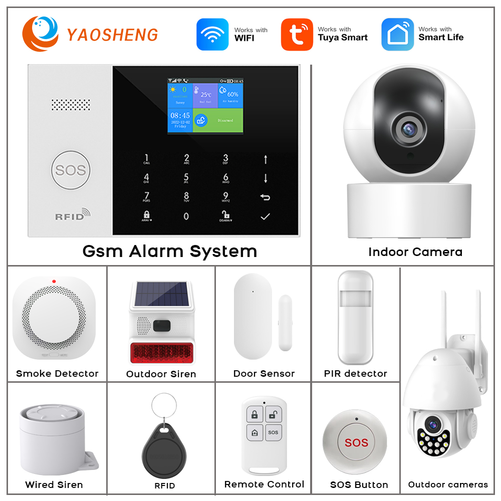 4G Alarm System Security Home  - огляд і ціна Home Security No Wifi