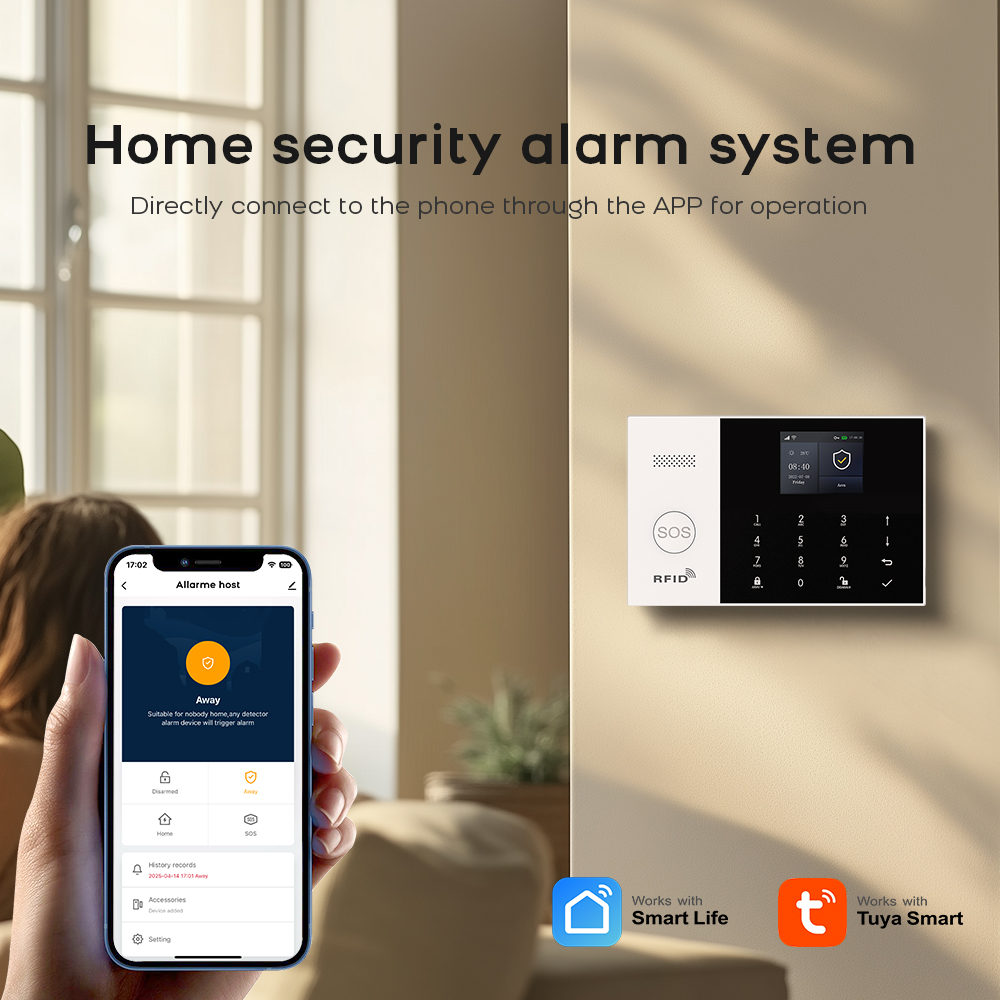 4G Alarm System Security Home  - огляд і ціна Home Security No Wifi