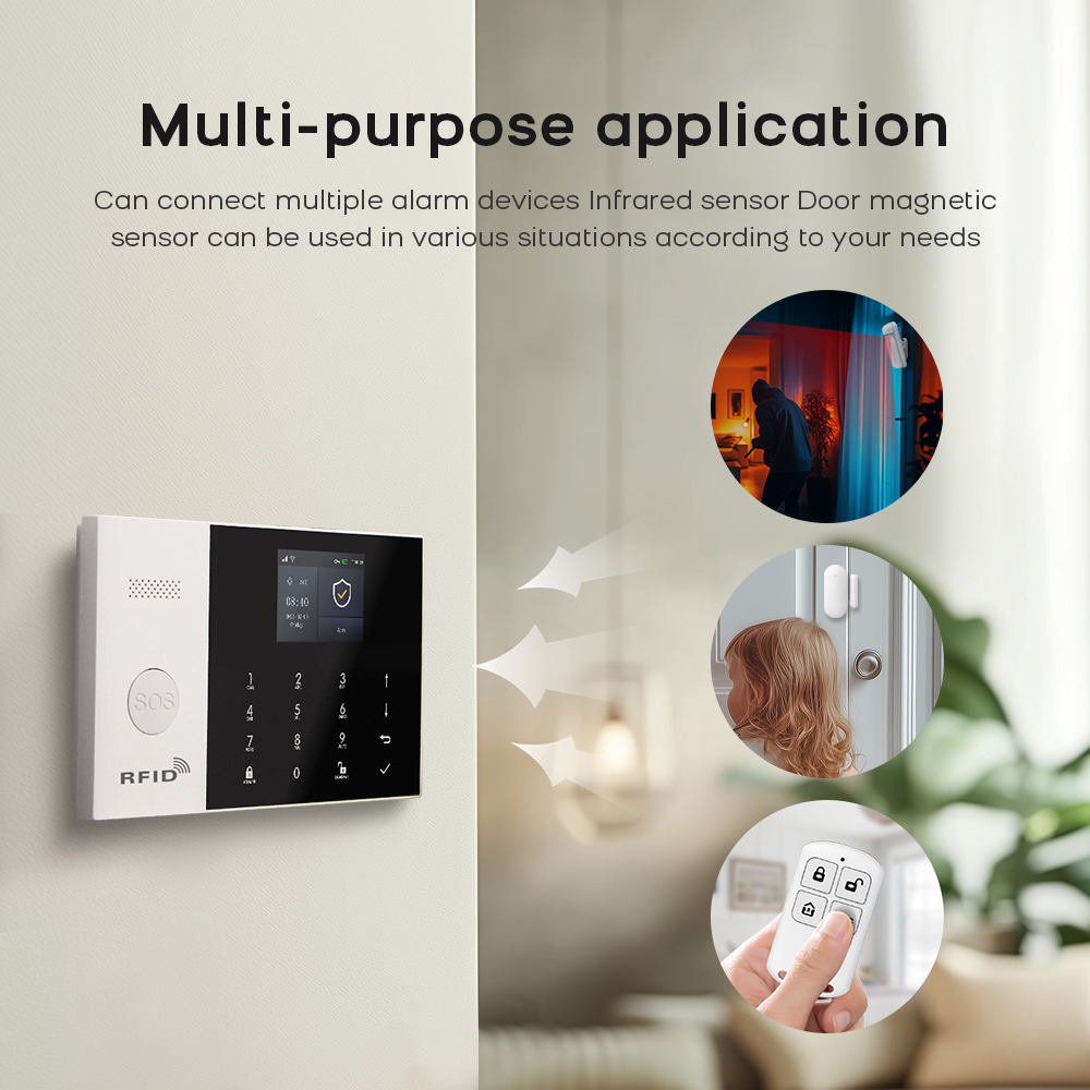 4G Alarm System Security Home  - огляд і ціна Home Security No Wifi