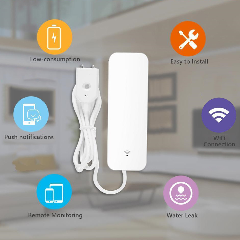 Tuya WiFi Water Leak Sensor, W - огляд і ціна Home Security Tools