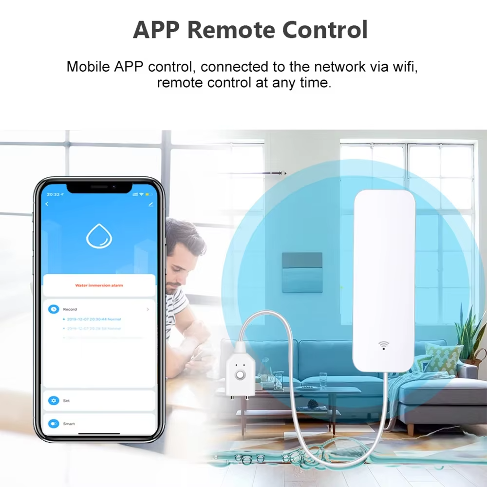 ZigBee WiFi Water Leak Sensor  - огляд і ціна Home Security With Alarm