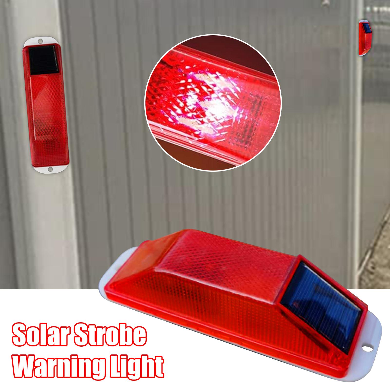 LED Solar Strobe Warning Lamp  - огляд і ціна Solar Security Light