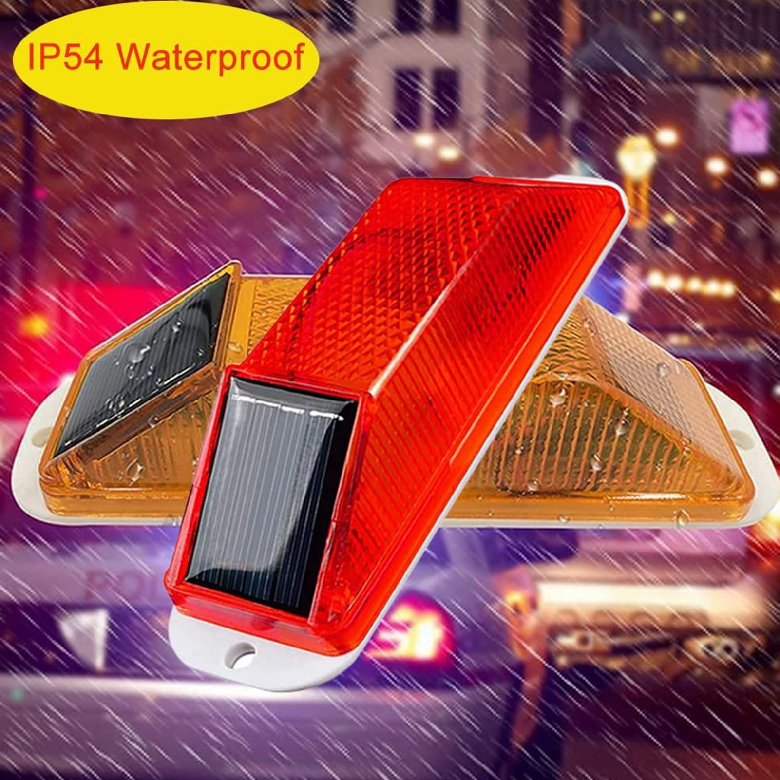 LED Solar Strobe Warning Lamp  - огляд і ціна Solar Security Light