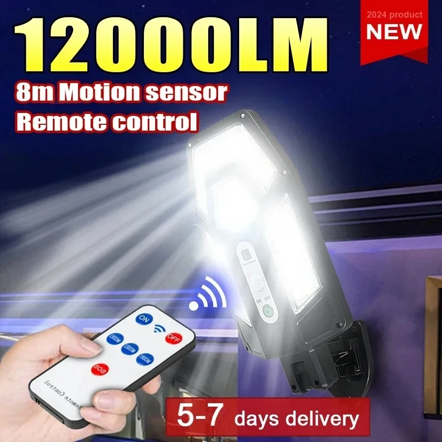 12000LM Powerful Solar Wall La - огляд і ціна Solar Security Light