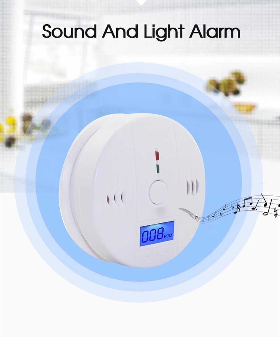 Co Ppm Detector Warning Siren  - огляд і ціна Home Security With Alarm