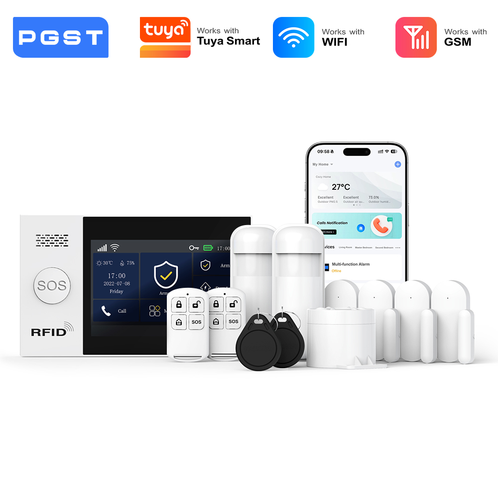 PGST 2G GSM WiFi Alarm System  - огляд і ціна Home Security No Wifi