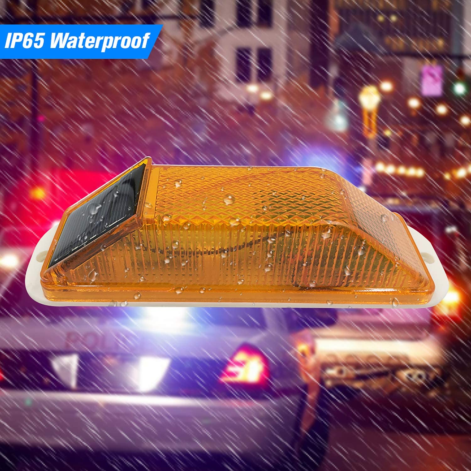 Solar Strobe Warning LED Lamp  - огляд і ціна Solar Security Light