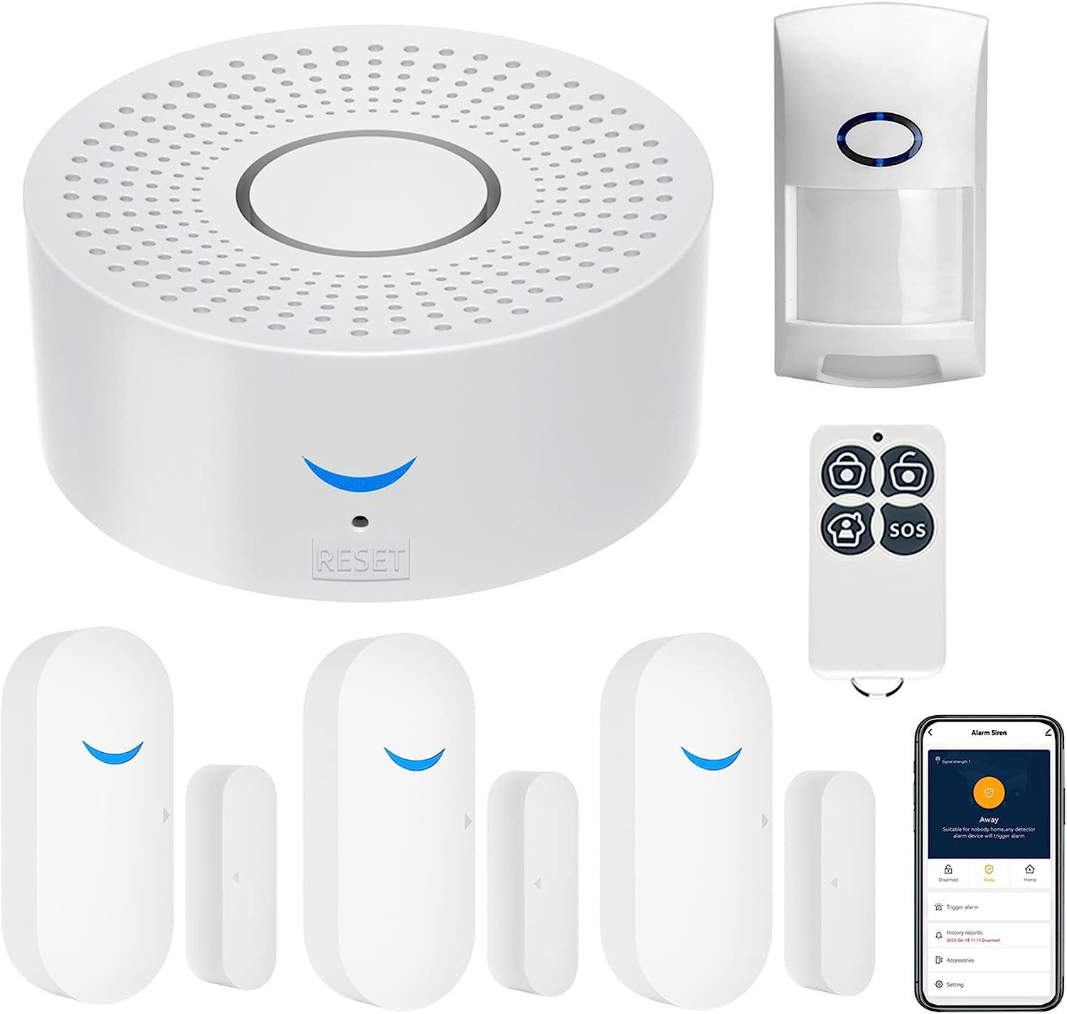 Tuya Wifi Smart Home Alarm Sys - огляд і ціна Home Security No Wifi