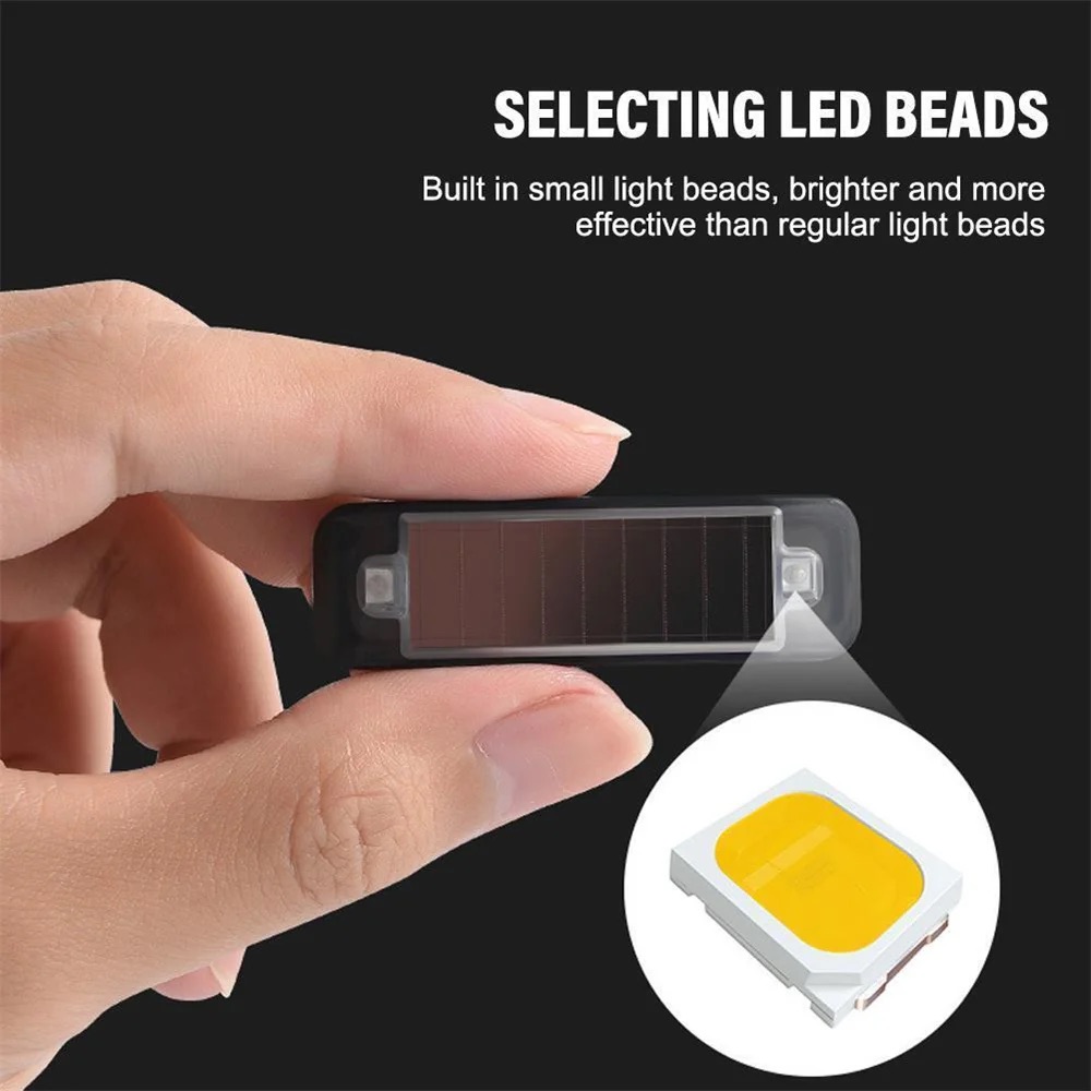 LED Solar Power Car Warning Li - огляд і ціна Solar Security Light