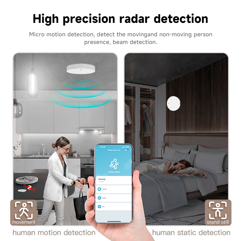 Tuya Zigbee 3.0 24GHz MmWave H - огляд і ціна Home Security With Alarm