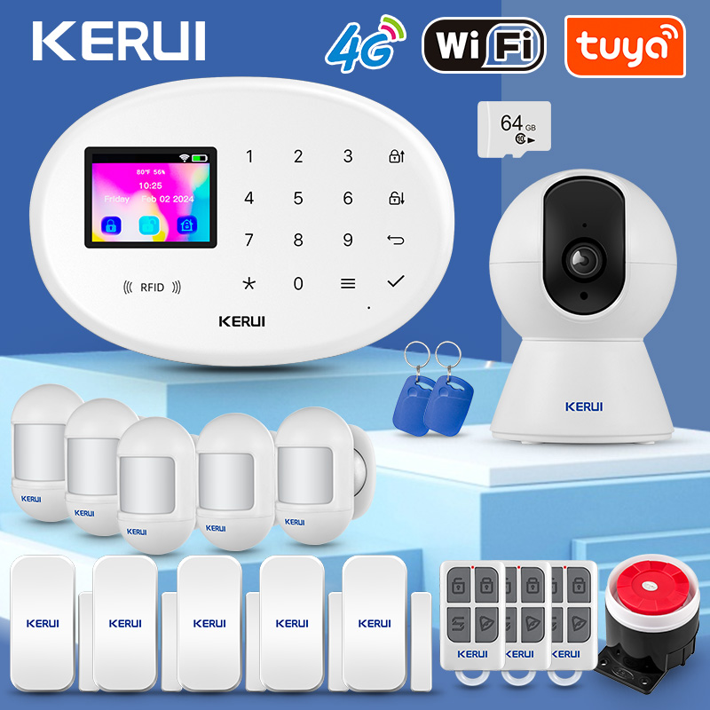 KERUI W204 Tuya Smart Home Ala - огляд і ціна Home Security No Wifi