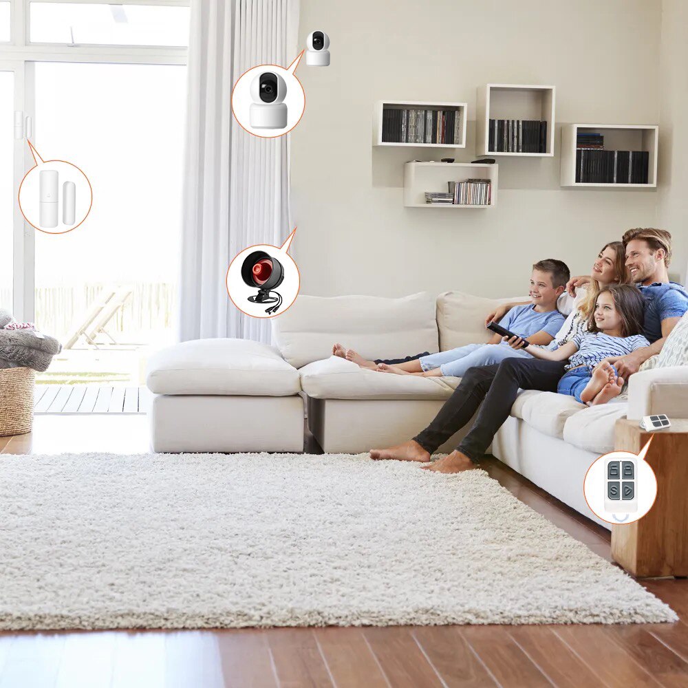 ONENUO Tuya WIFI Alarm Siren L - огляд і ціна Home Security No Wifi