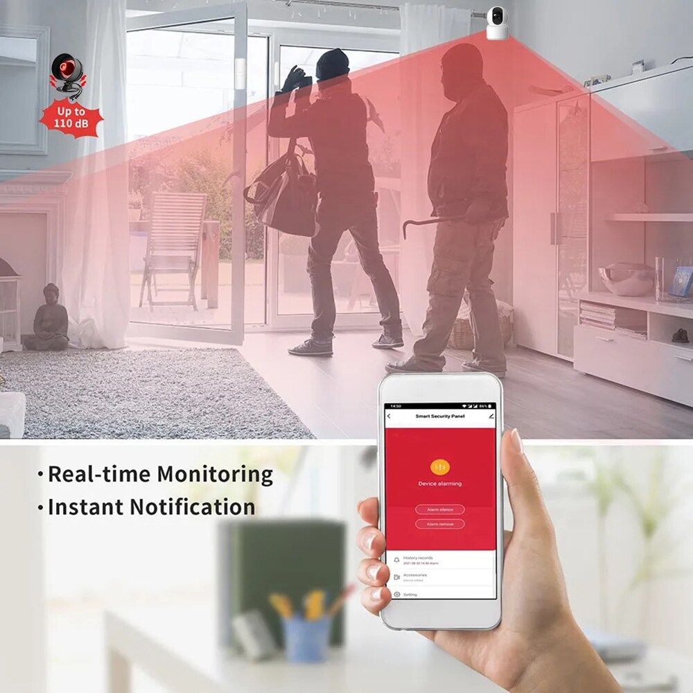 ONENUO Tuya WIFI Alarm Siren L - огляд і ціна Home Security No Wifi