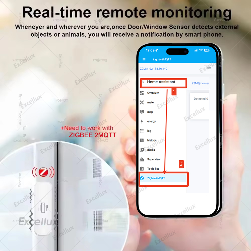 Zigbee Smart Vibration Sensor  - огляд і ціна Home Security With Alarm