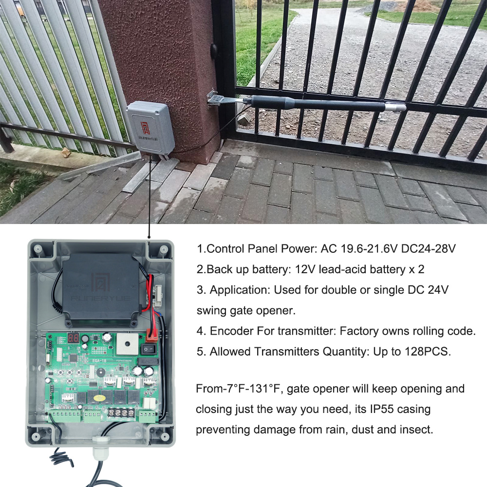 Electric Gate Opener Medium Du - огляд і ціна Home Security Electric Fence