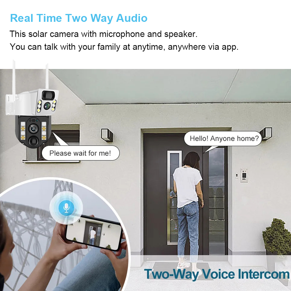 WiFi/4G Solar Camera IP CCTV S - огляд і ціна Home Security No Wifi