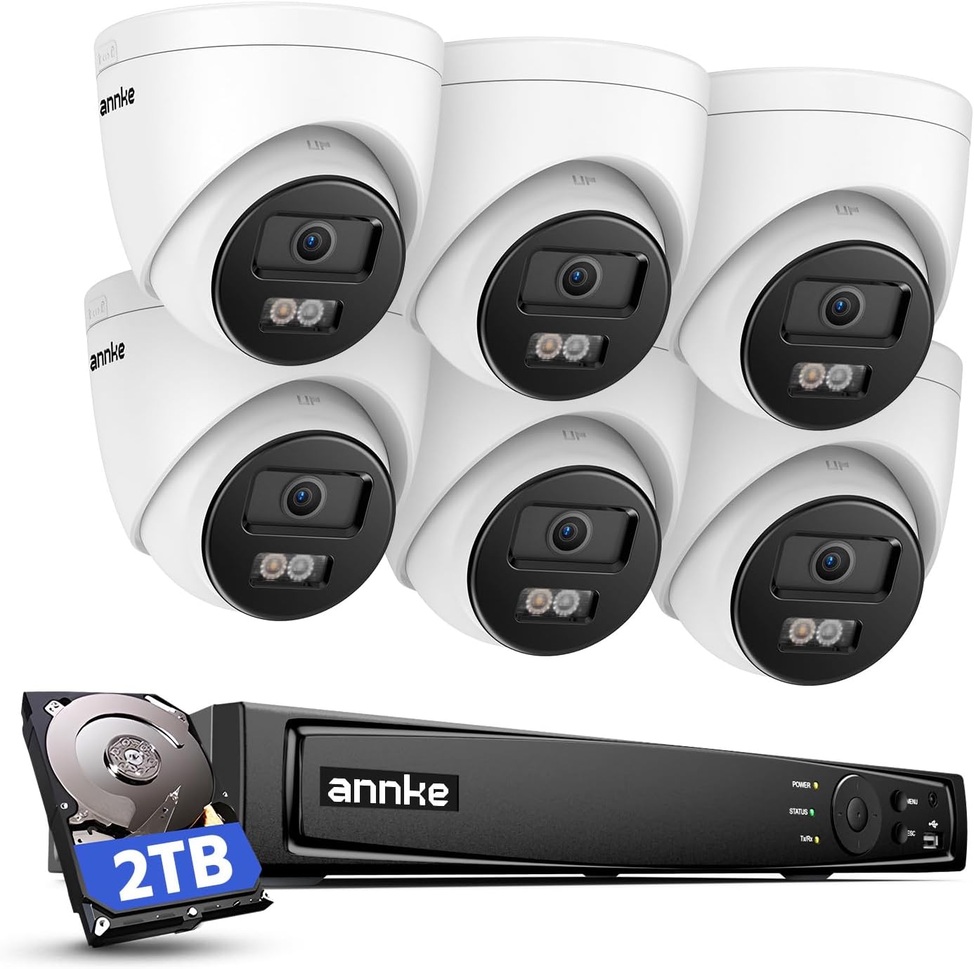 ANNKE 8CH 4K PoE Security Came - огляд і ціна Home Security Lights Outdoors