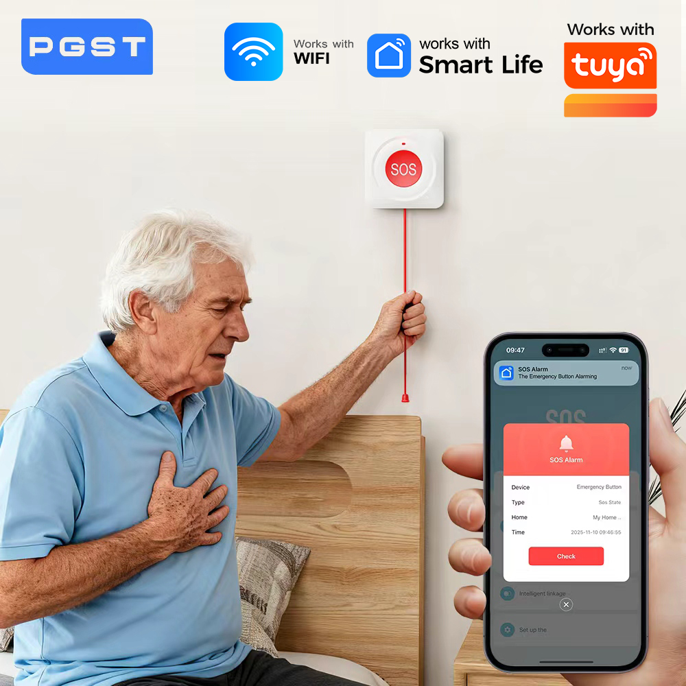 WIFI Zigbee Buttontons SOS Pus - огляд і ціна Home Security Tools
