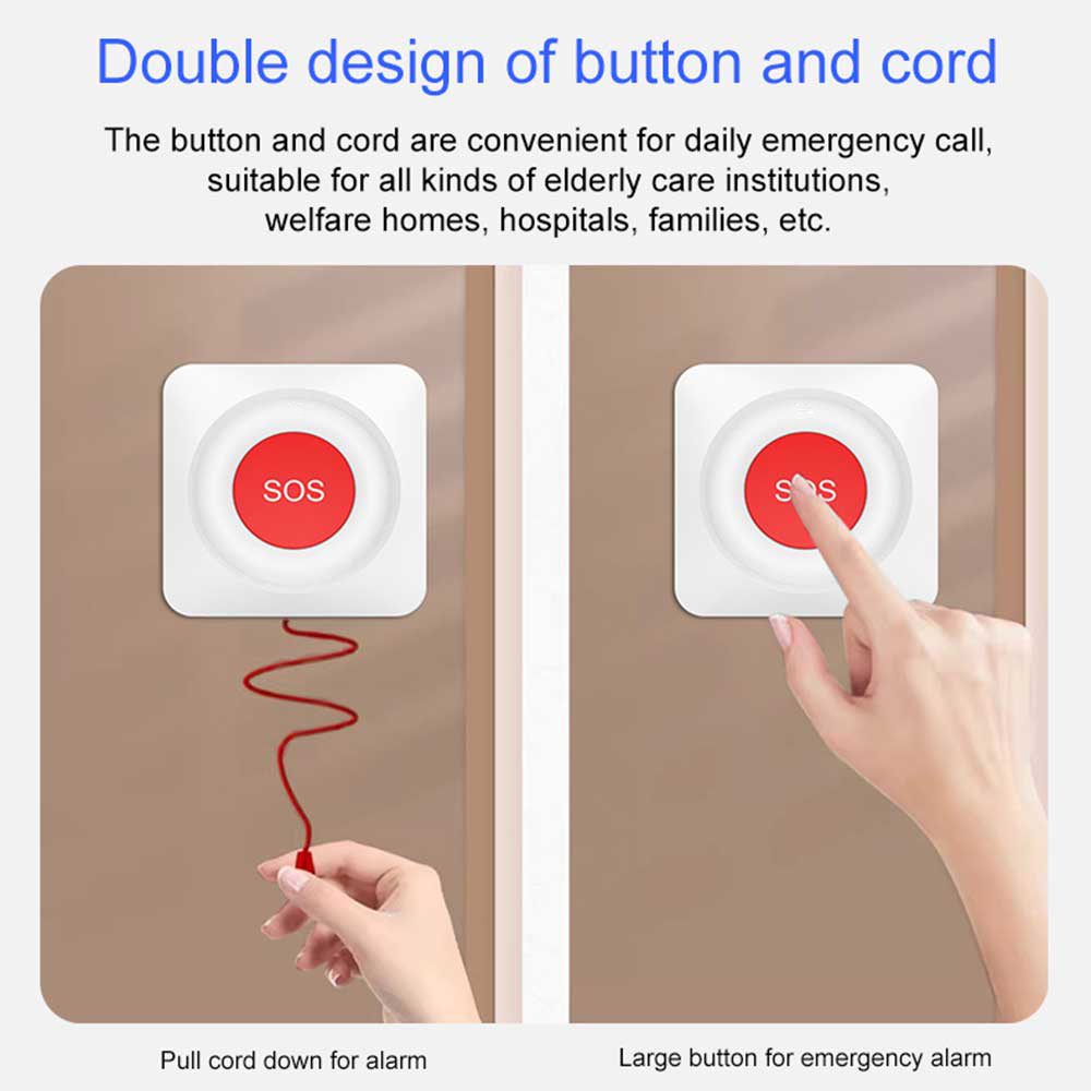 WIFI Zigbee Buttontons SOS Pus - огляд і ціна Home Security Tools