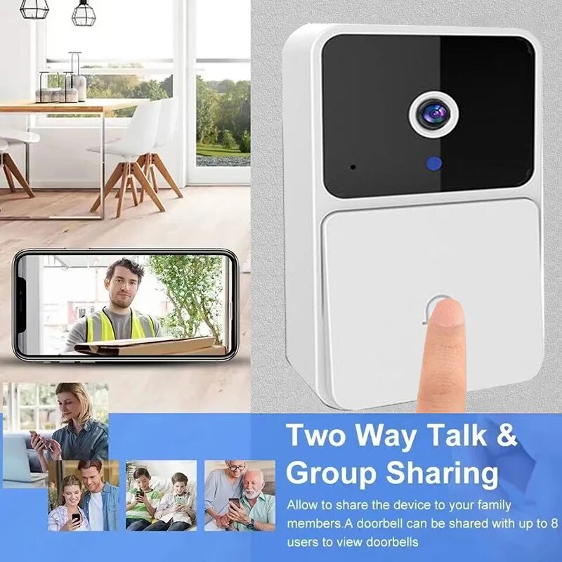 Wireless WiFi Video Doorbell f - огляд і ціна Home Security Features