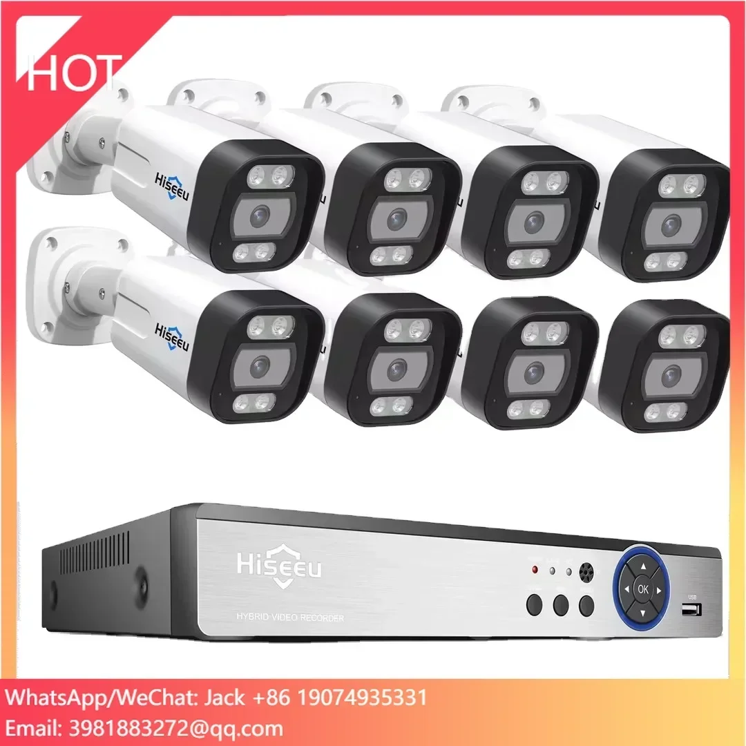 Hiseeu 4K 8channel 8mp Outdoor - огляд і ціна Home Security And Cctv