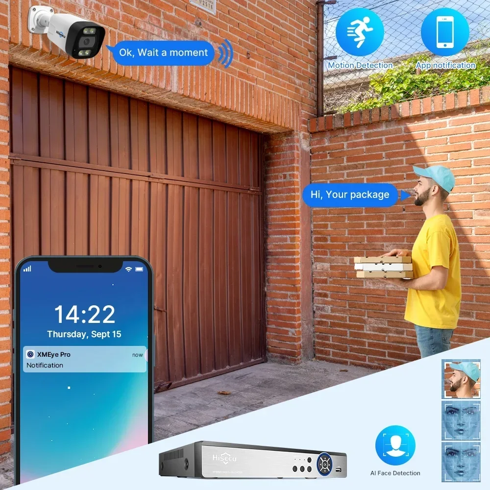 Hiseeu 4K 8channel 8mp Outdoor - огляд і ціна Home Security And Cctv