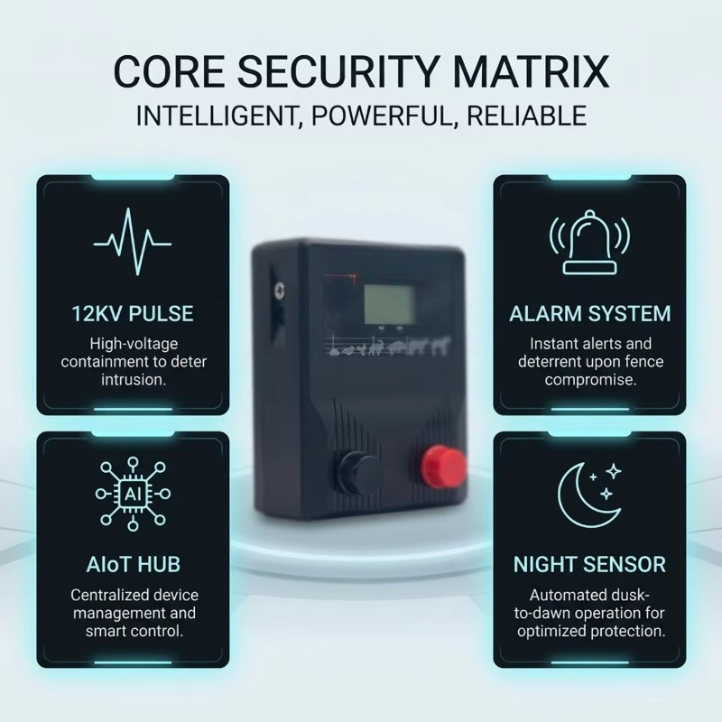 LX-PX350 Electric Security Fen - огляд і ціна Home Security Electric Fence