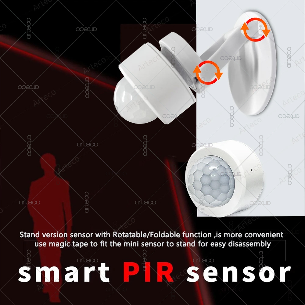 Zigbee 3.0 Mini PIR Motion Sen - огляд і ціна Home Security With Alarm