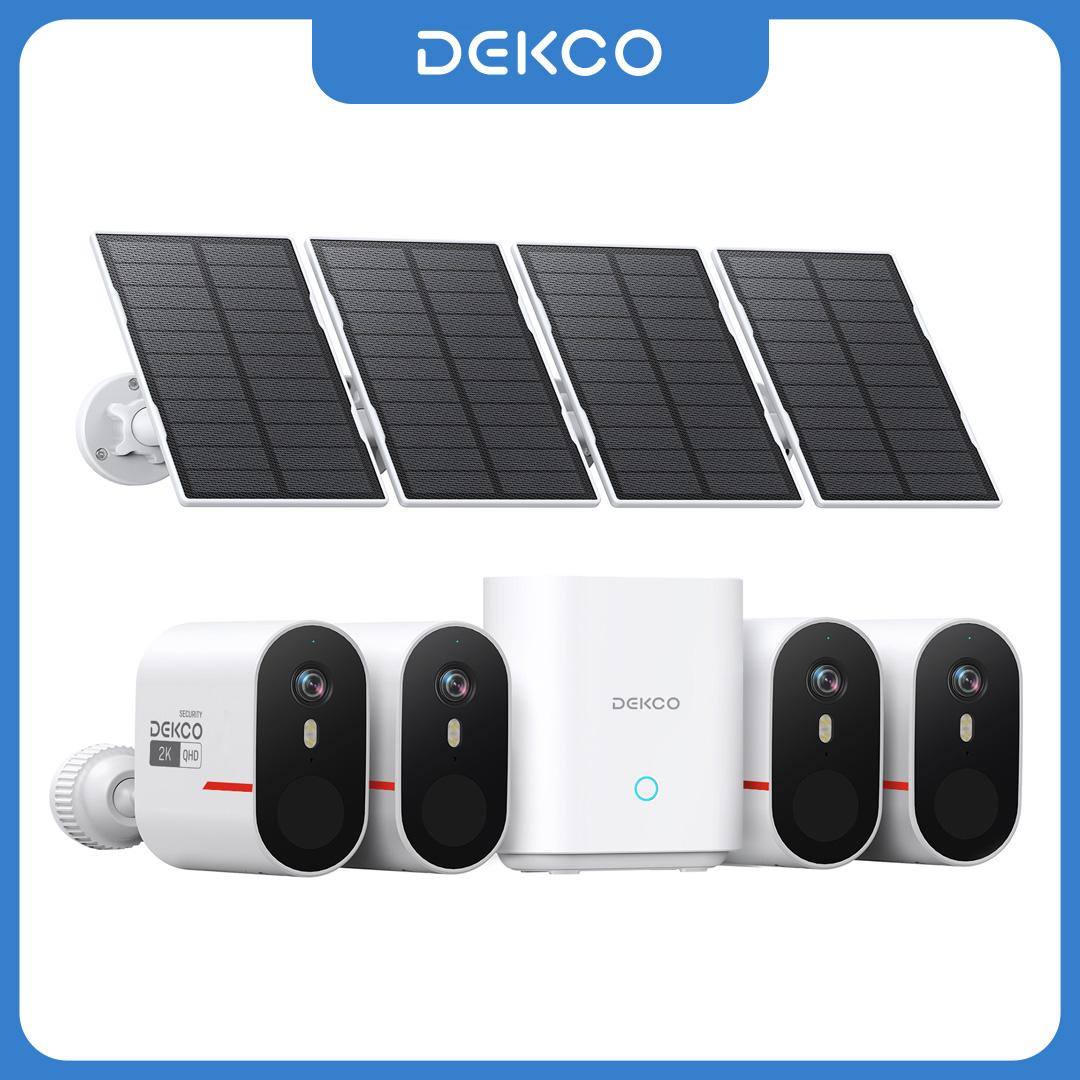 Dekco 3MP WiFi Solar Camera Sy - огляд і ціна Home Security And Cctv