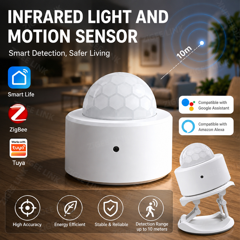 ZigBee 3.0 PIR Motion Sensor W - огляд і ціна Home Security Alarm