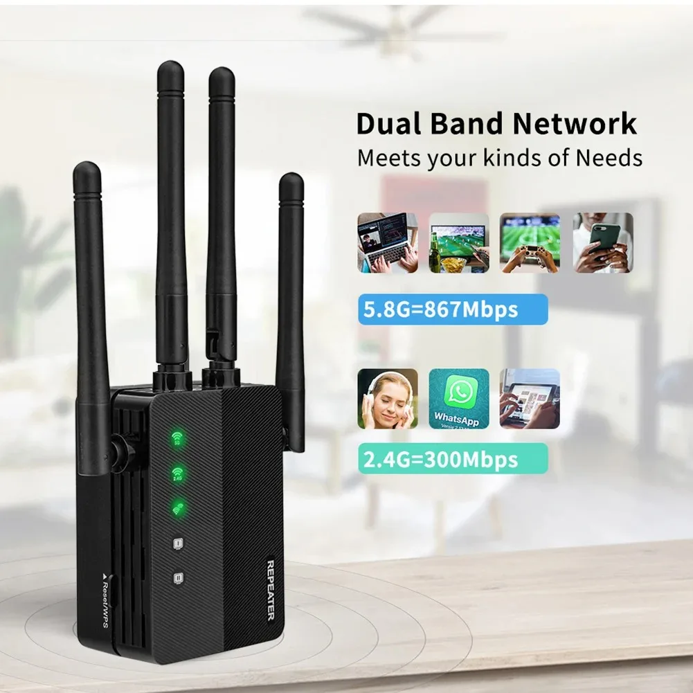 WiFi Extender Featuring 2.4/5. - огляд і ціна Home Security Features