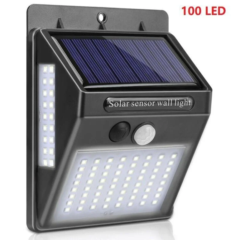 Outdoor Solar 100 LED PIR Moti - огляд і ціна Home Security Lights Outdoors